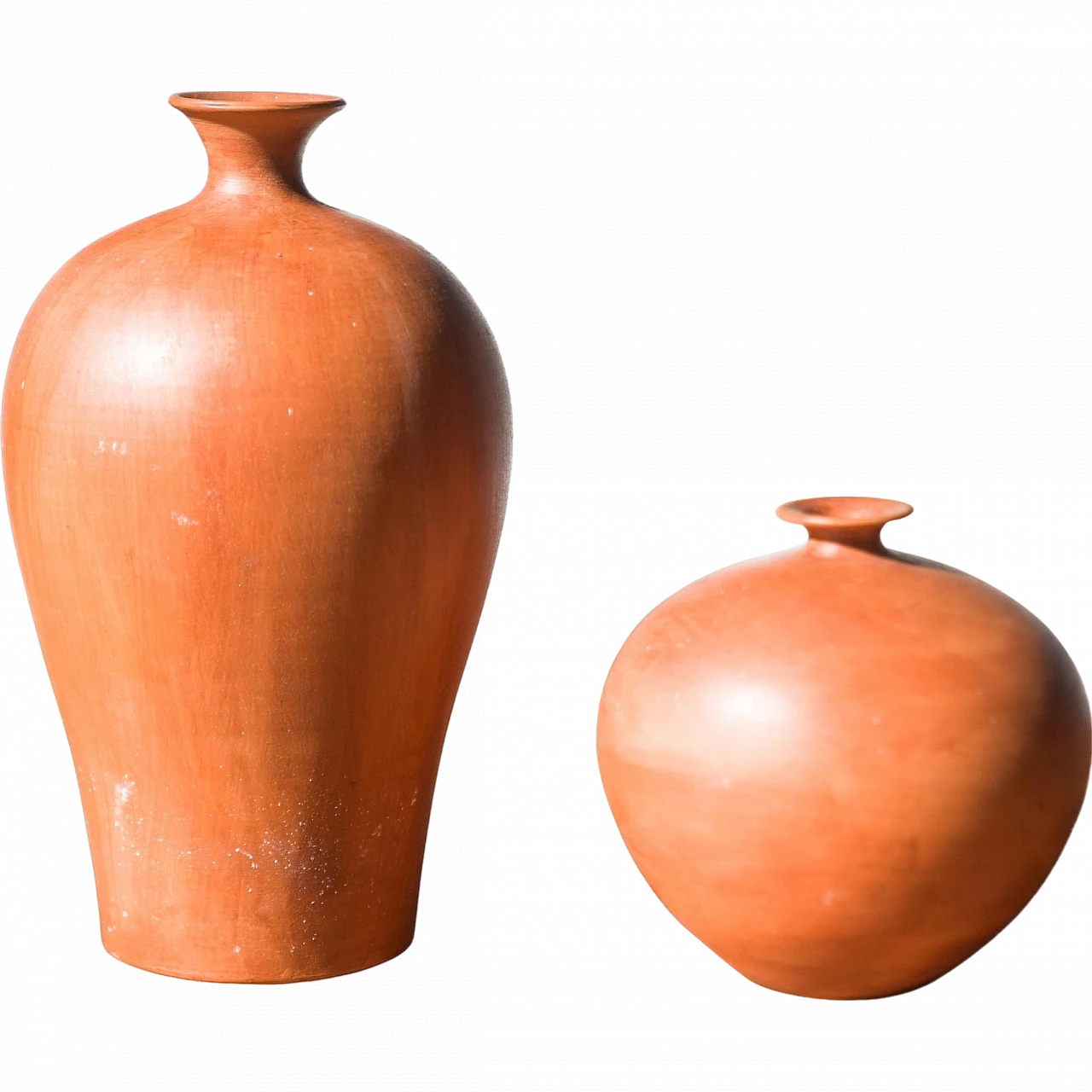 Coppia di vasi in terracotta, anni '80 11