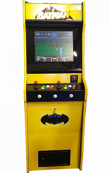 Cabinato videogioco Batman, anni '80