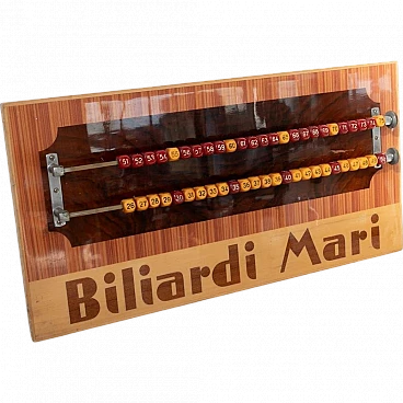 Italian billiard board by Biliardi Mari, 1980s