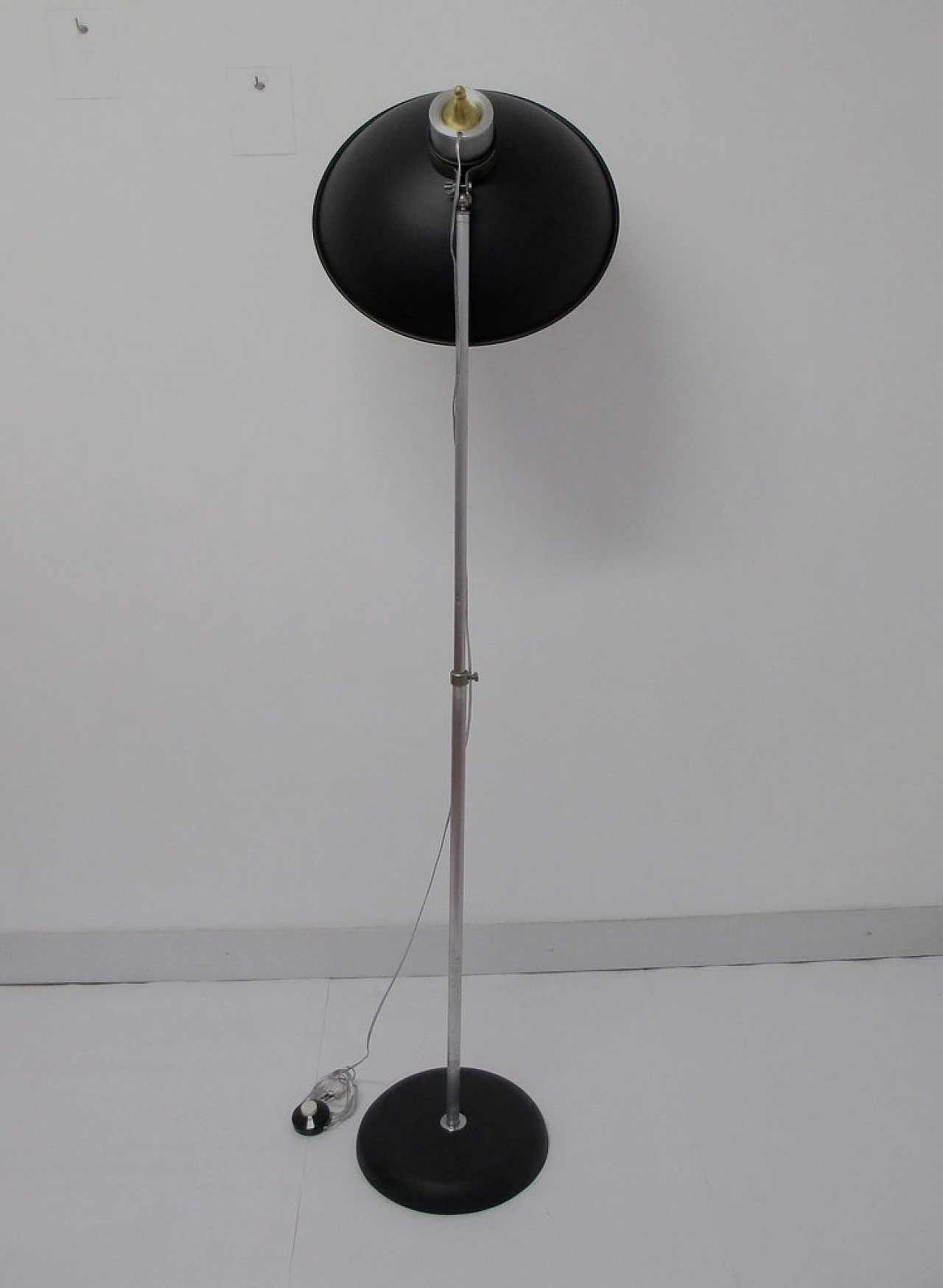 Aluminium telescopic design floor lamp, 1960s 4