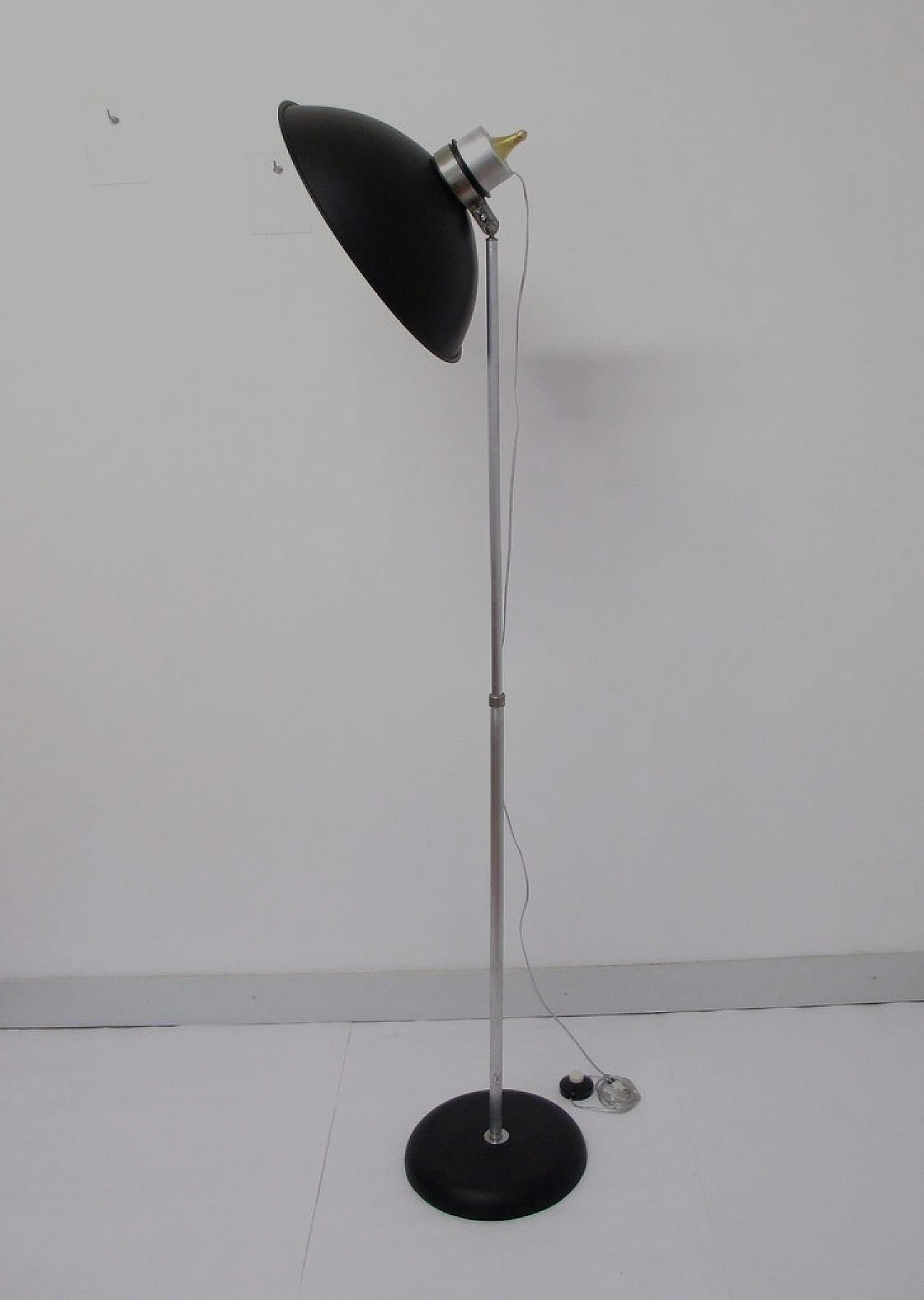 Aluminium telescopic design floor lamp, 1960s 5