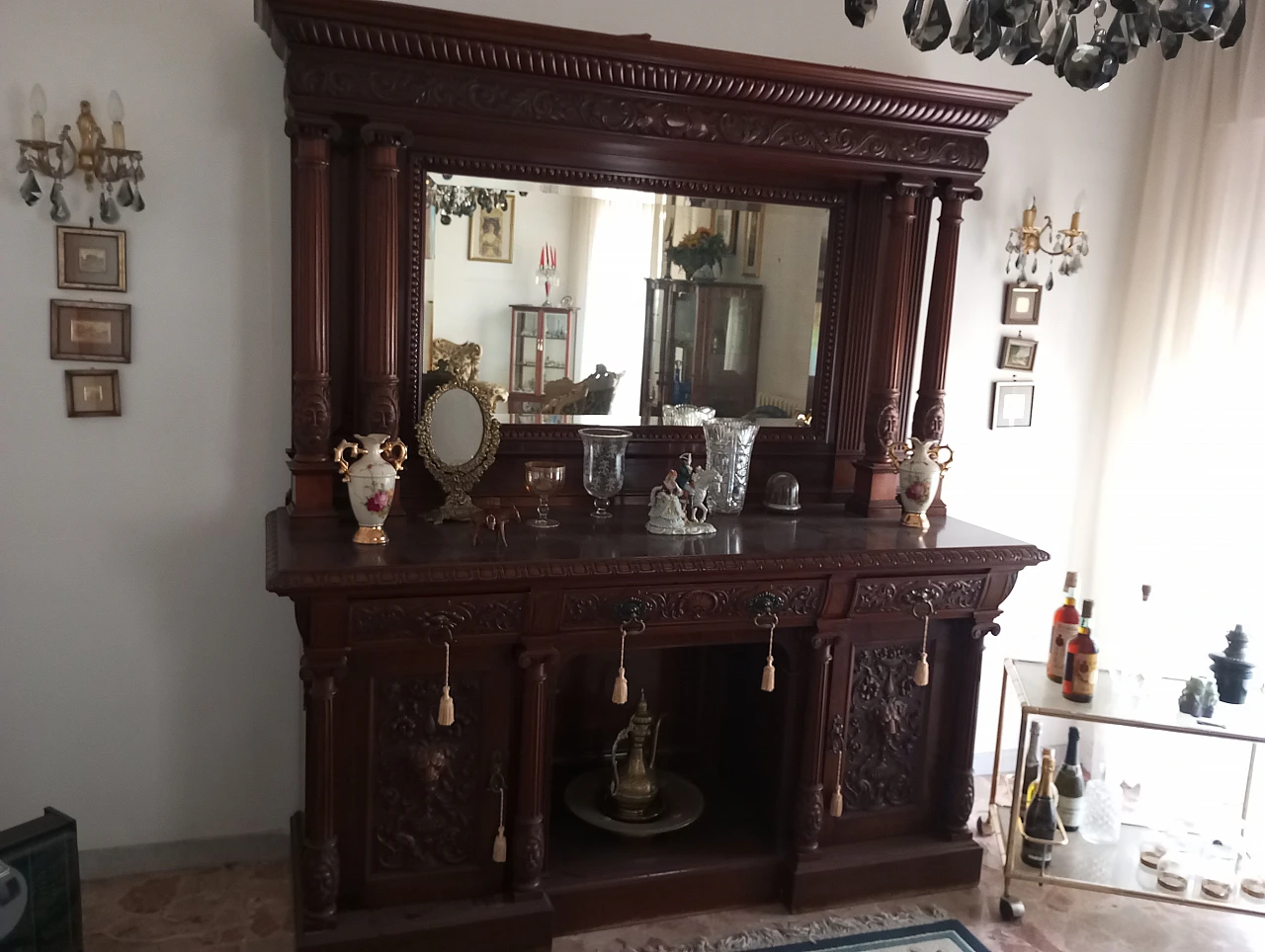 Credenza Vittoriana James Schoolbred, '800 1