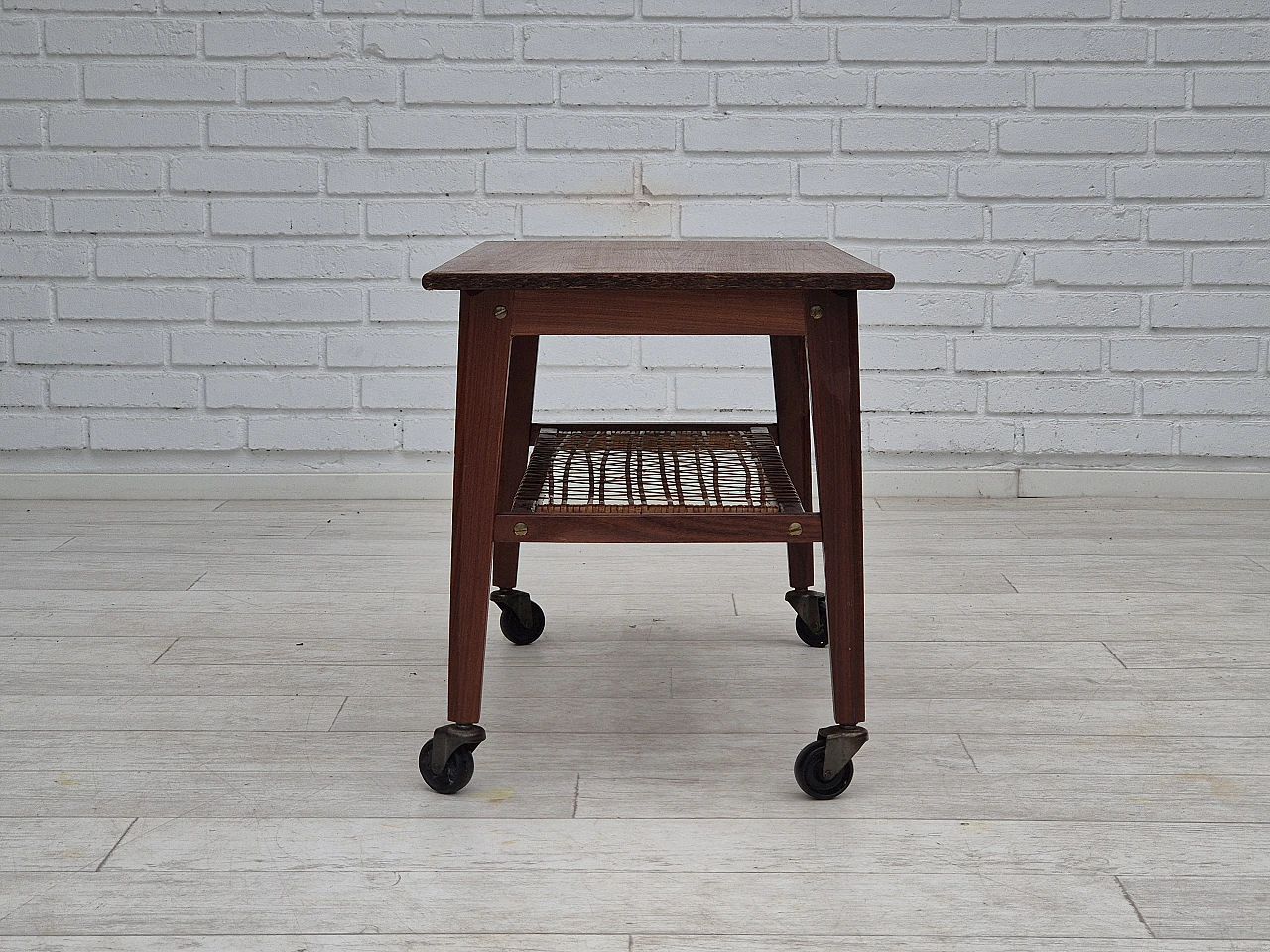 Danish teak wood coffee table, 1970s 5