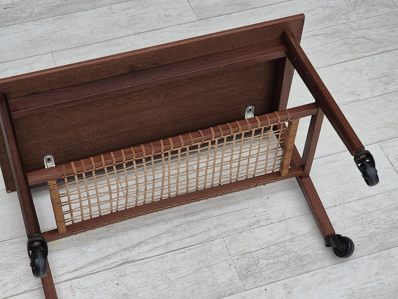 Danish teak wood coffee table, 1970s 14