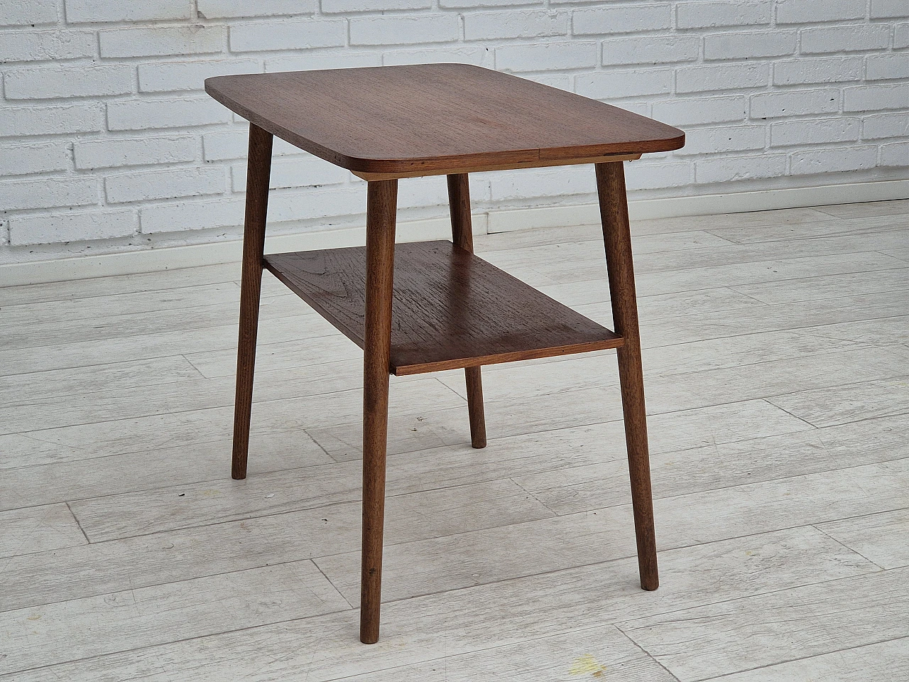 Danish side table, teak wood, 1960s 1