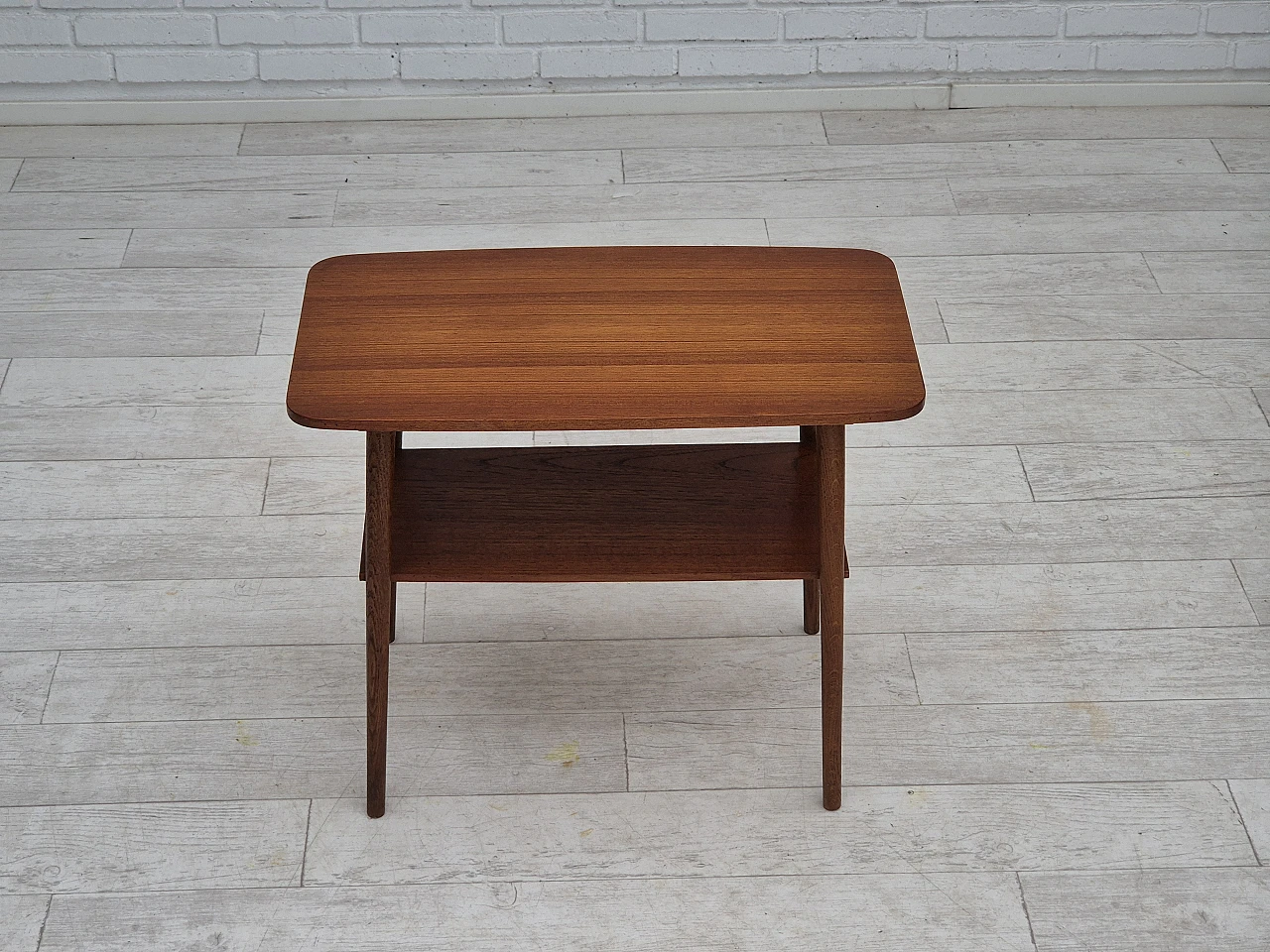 Danish side table, teak wood, 1960s 3