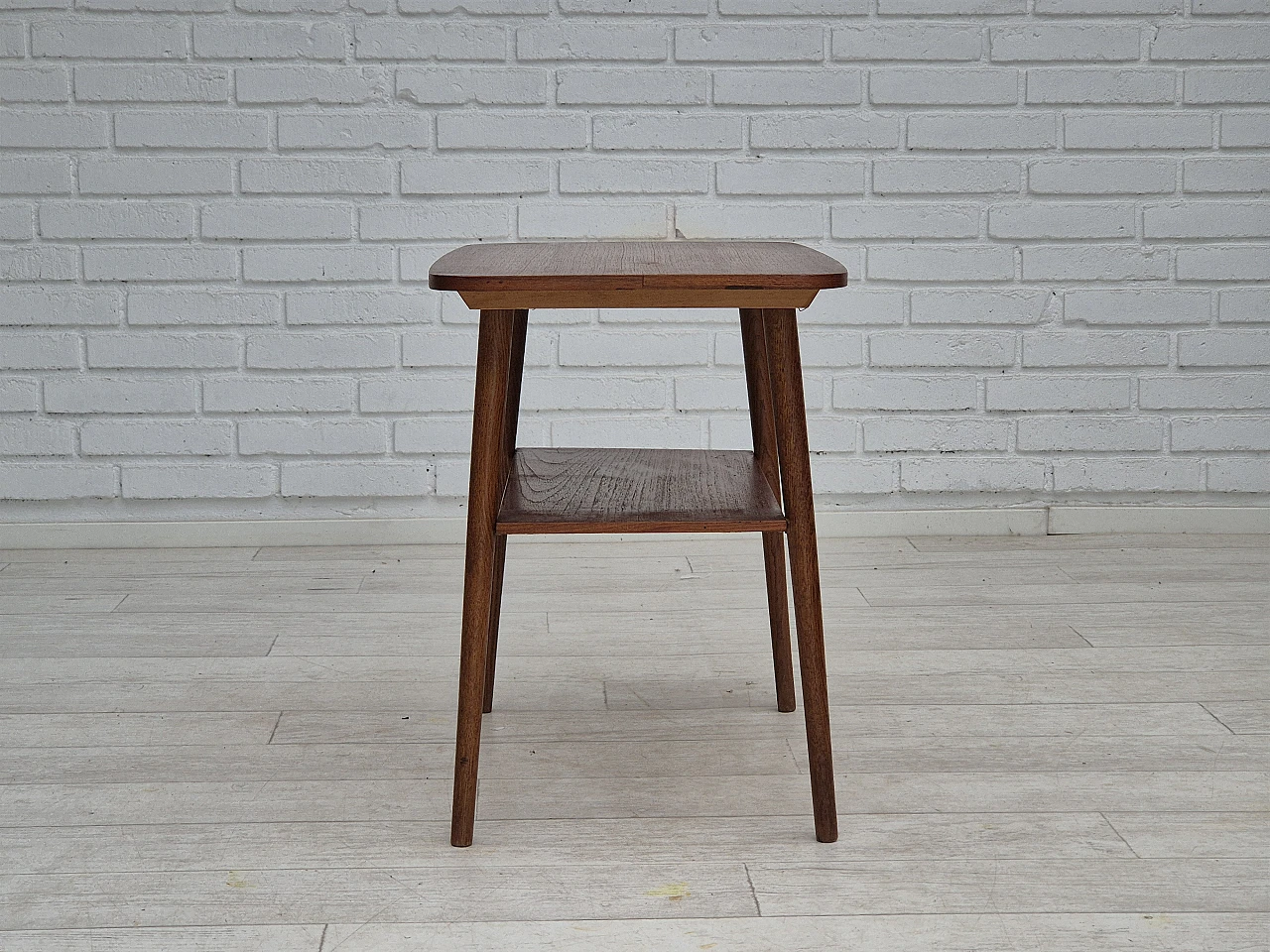 Danish side table, teak wood, 1960s 7