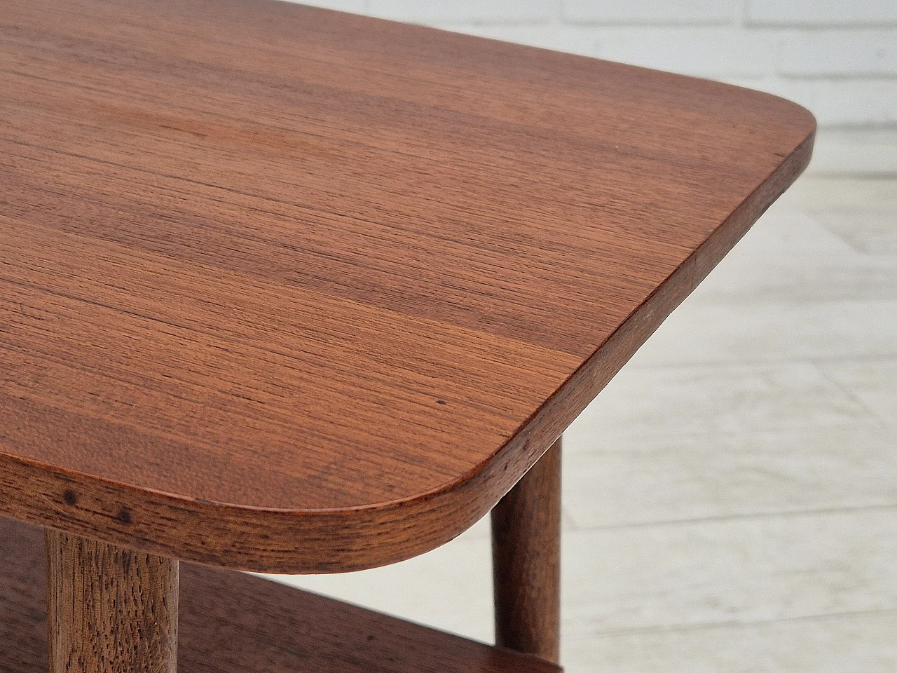 Danish side table, teak wood, 1960s 9