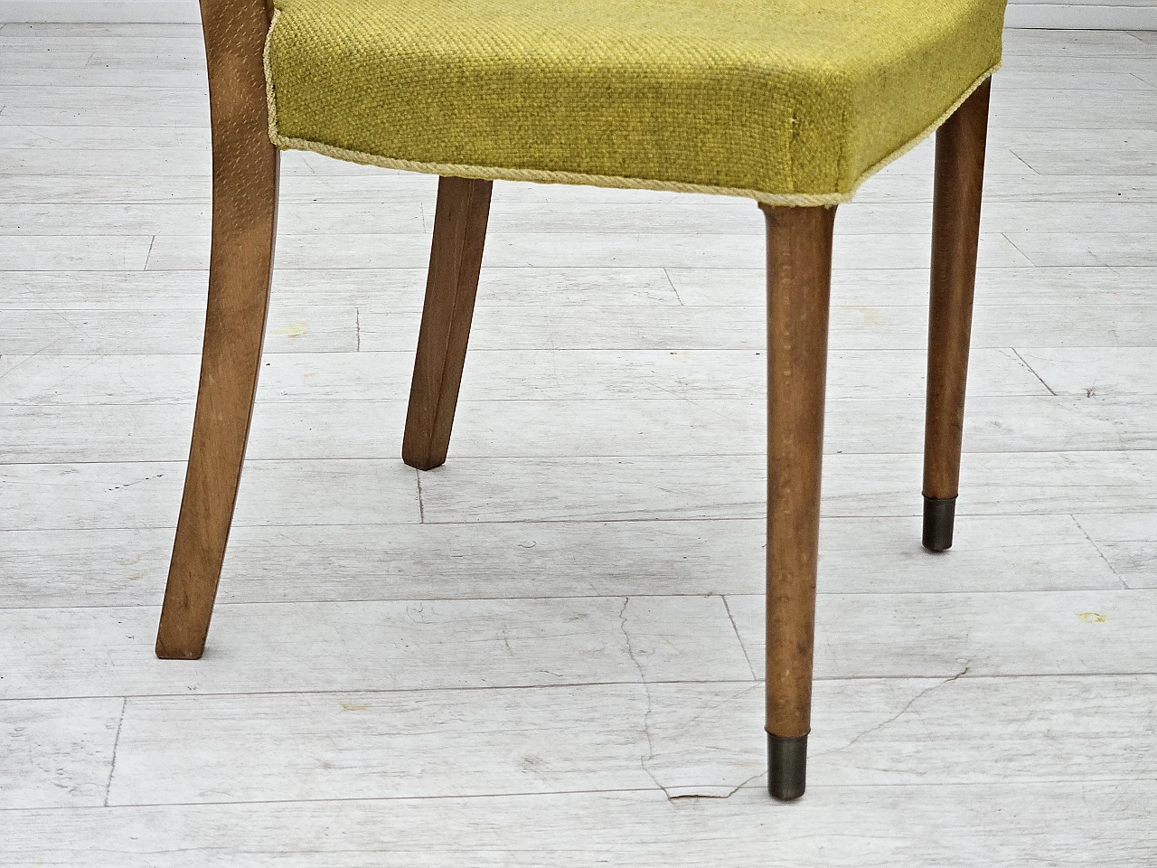 6 Danish dining chairs by Slagelse Møbelværk, 1970s 5