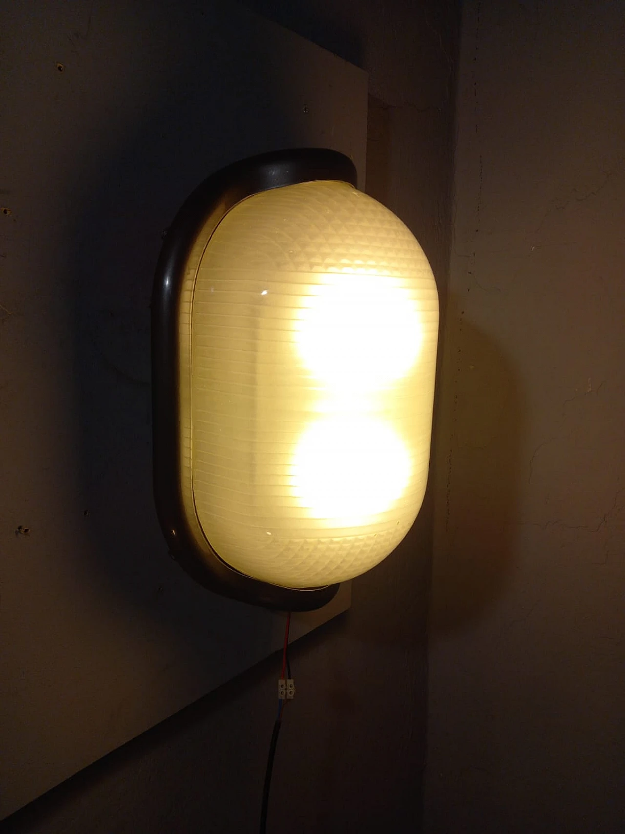 Lampada Noce di Castiglioni per Flos grigia, Anni '70 12