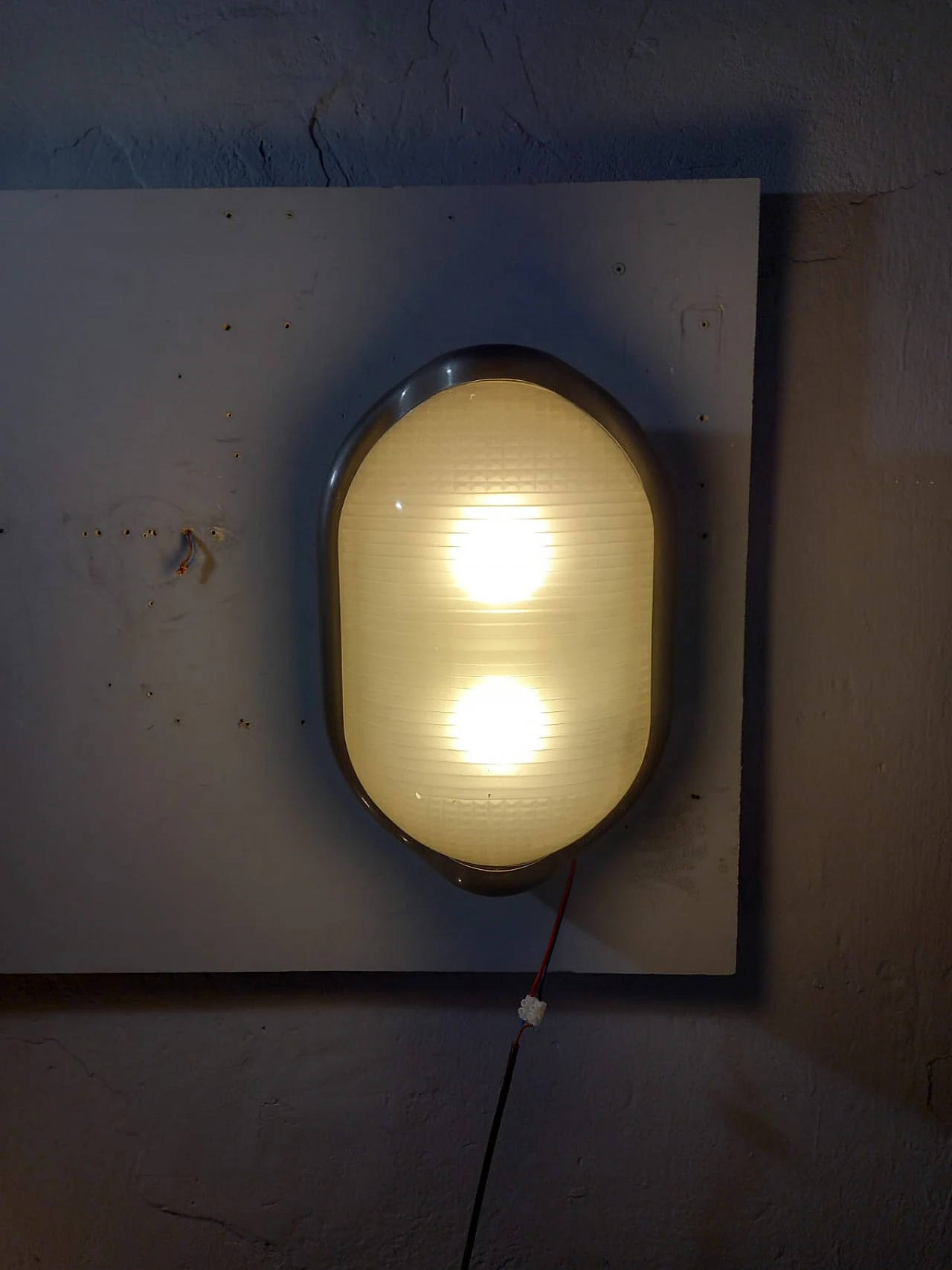 Lampada Noce di Castiglioni per Flos grigia, Anni '70 14