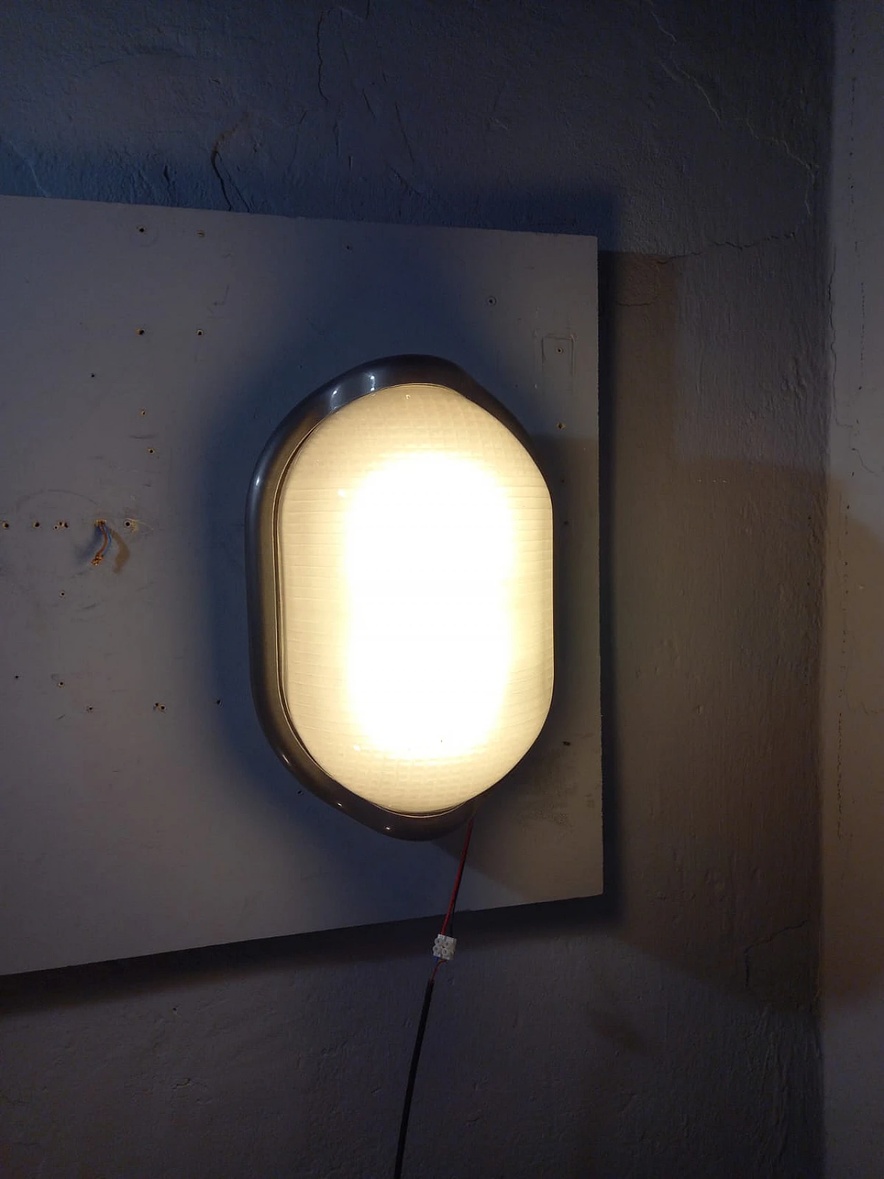 Lampada Noce di Castiglioni per Flos grigia, Anni '70 16