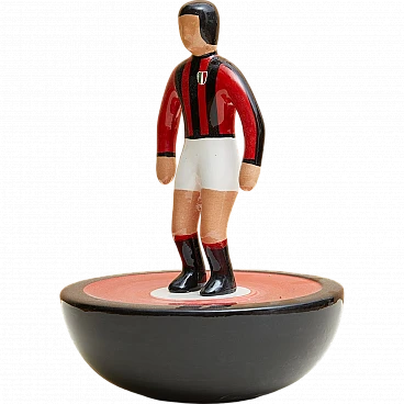 Scultura Subbuteo gigante FC Inter in ceramica