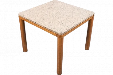 Vintage Travertine Top Dining Table from Stilwood, Italy, 1970s