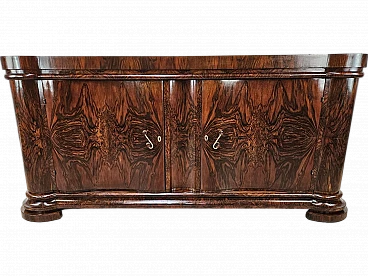 Art Deco Venetian Sideboard in Walnut Root by Levi Minzi, Padua, 1940s