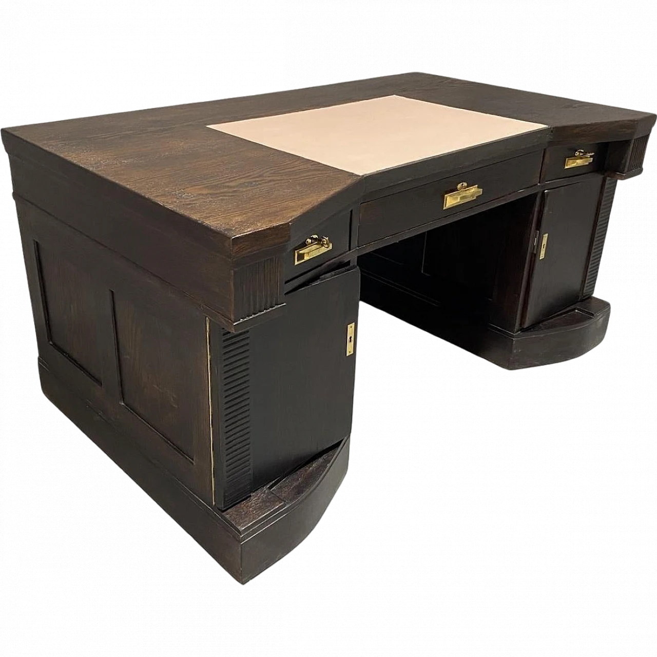 Early 20th Century Viennese Secession oak writing desk 36