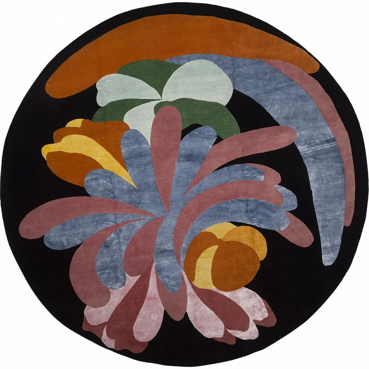 Floreal circular rug by Angela DeNozza , '900 13