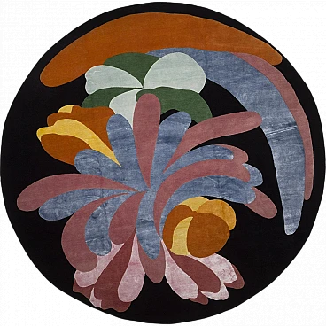 Floreal circular rug by Angela DeNozza , '900