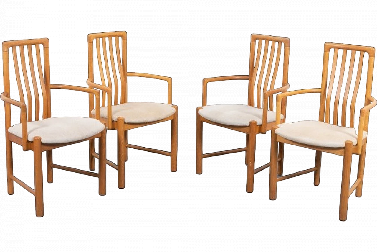 4 Dining chairs by Hans J. Frydendal for Boltinge Stolfabrik, 1970s 12