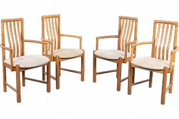 4 Dining chairs by Hans J. Frydendal for Boltinge Stolfabrik, 1970s