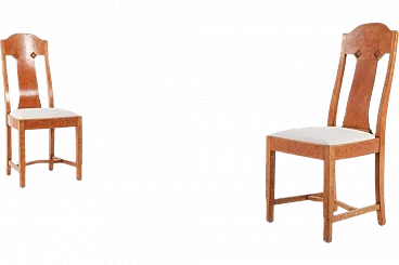 Pair of wooden chairs by Nordiska Kompaniet, 1930s