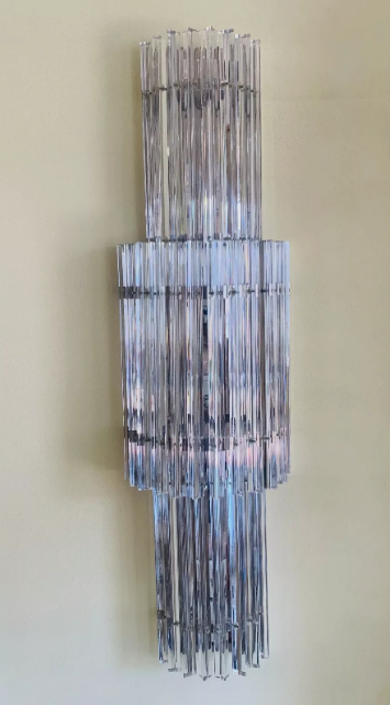 Lampada da parete in vetro di Murano di Enrico Neri, fine '900 1