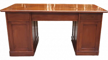 Emilian walnut and cherry desk, 19th century