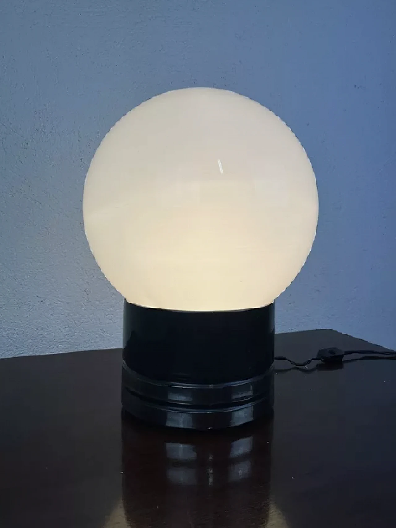 Lampada tavolo Oracolo in vetro e ceramica, anni '60 2