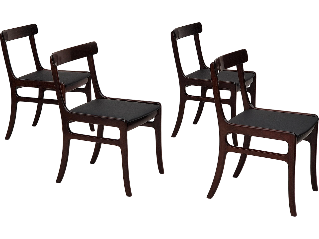 4 Dining Chairs by Ole Wanscher, 1960s 28