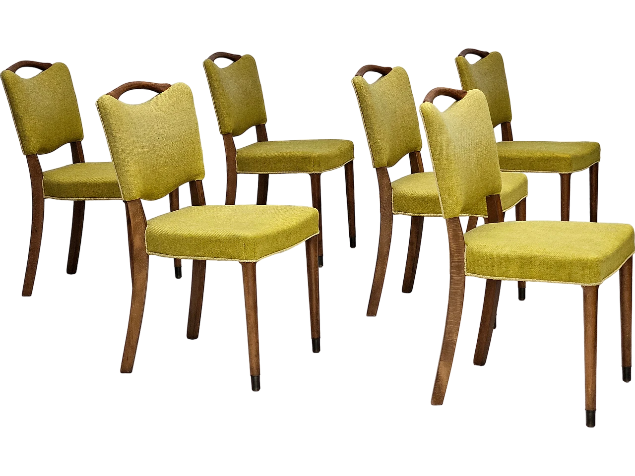 6 Danish dining chairs by Slagelse Møbelværk, 1970s 21