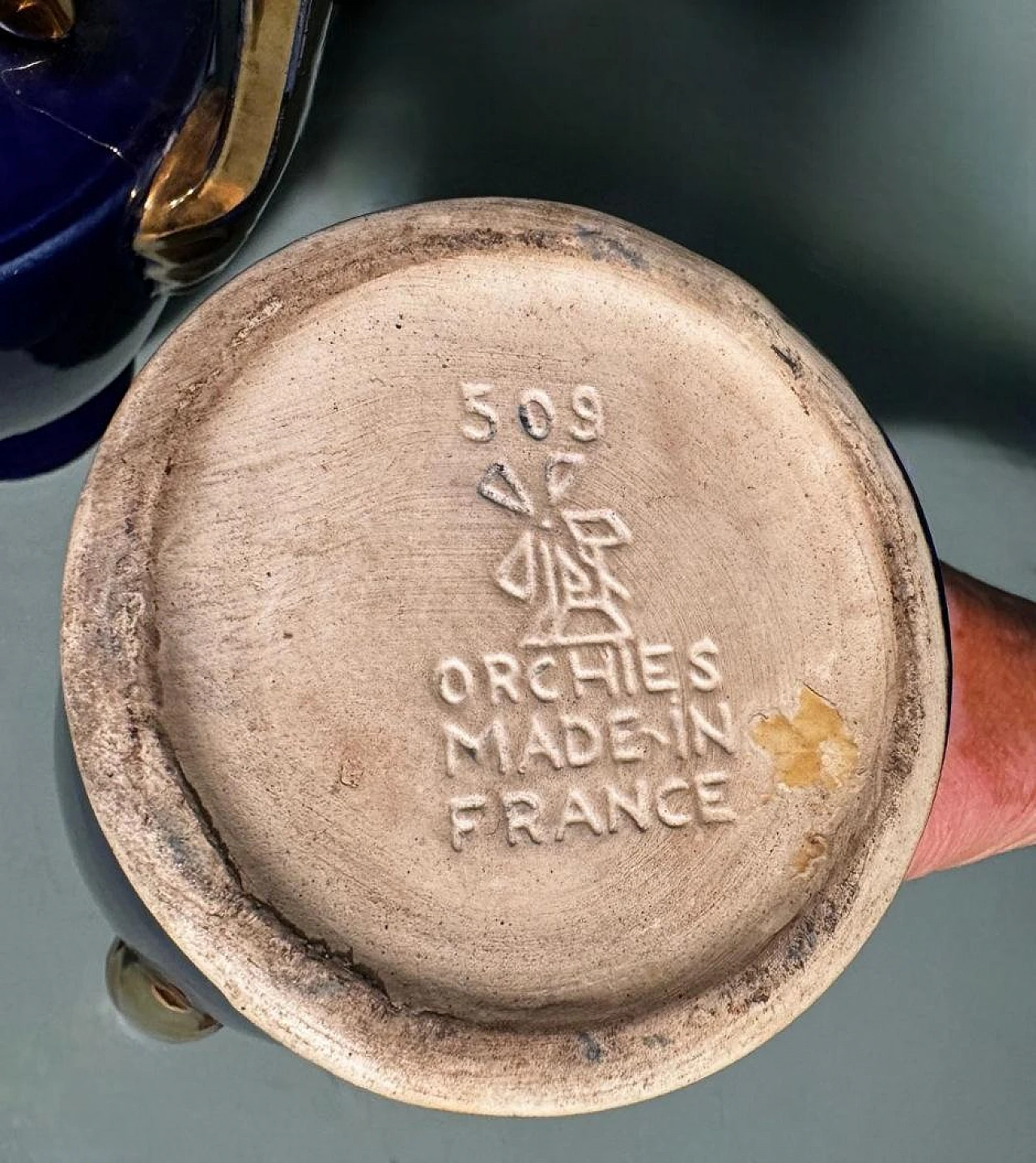 Coppia di vasi in ceramica francese di Orchies, anni '30 18