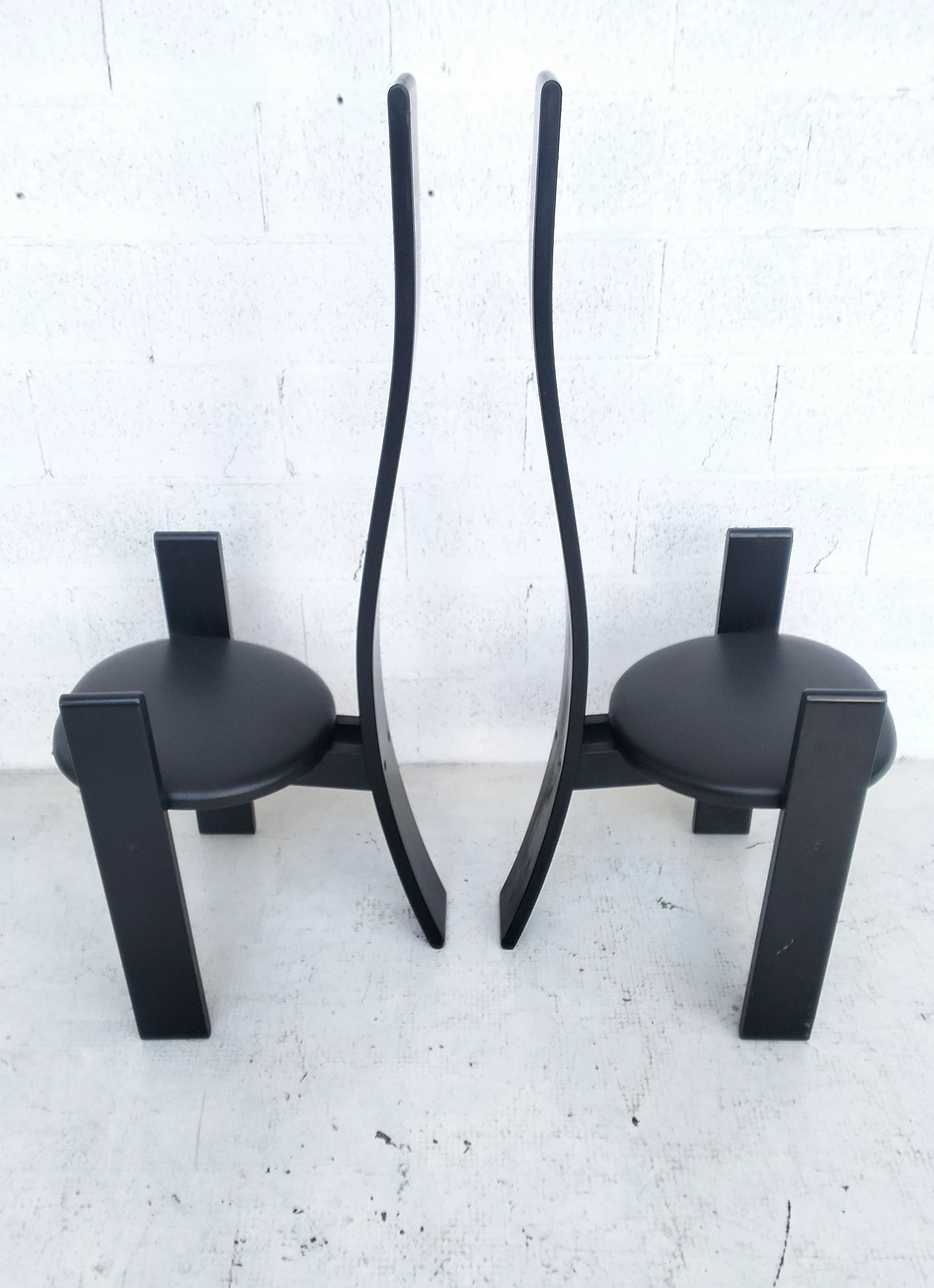 Pair of Golem chair by Vico Magistretti for Poggi, 1970s 9