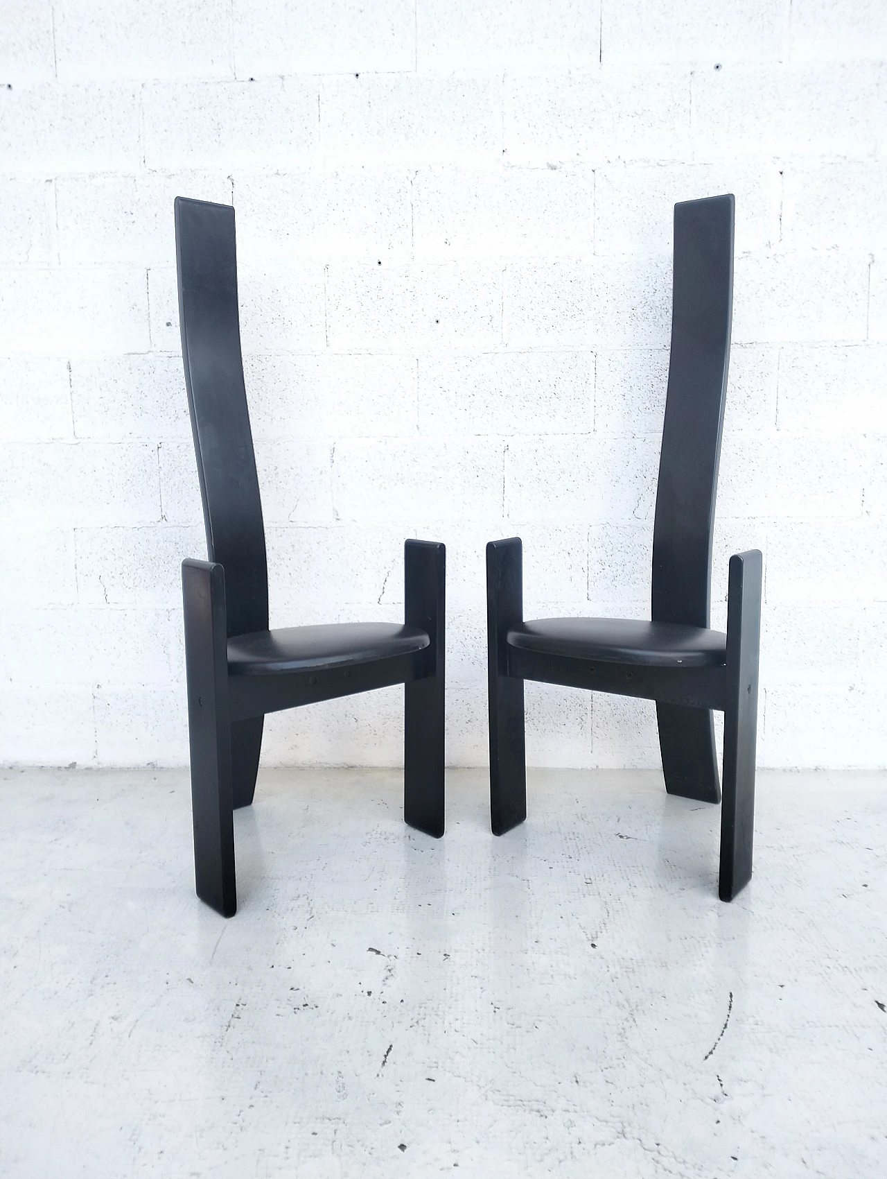 Pair of Golem chair by Vico Magistretti for Poggi, 1970s 11