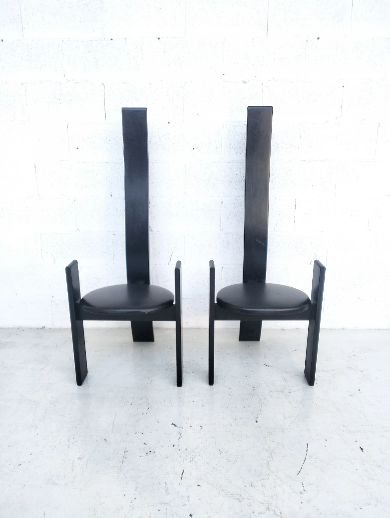 Pair of Golem chair by Vico Magistretti for Poggi, 1970s 15