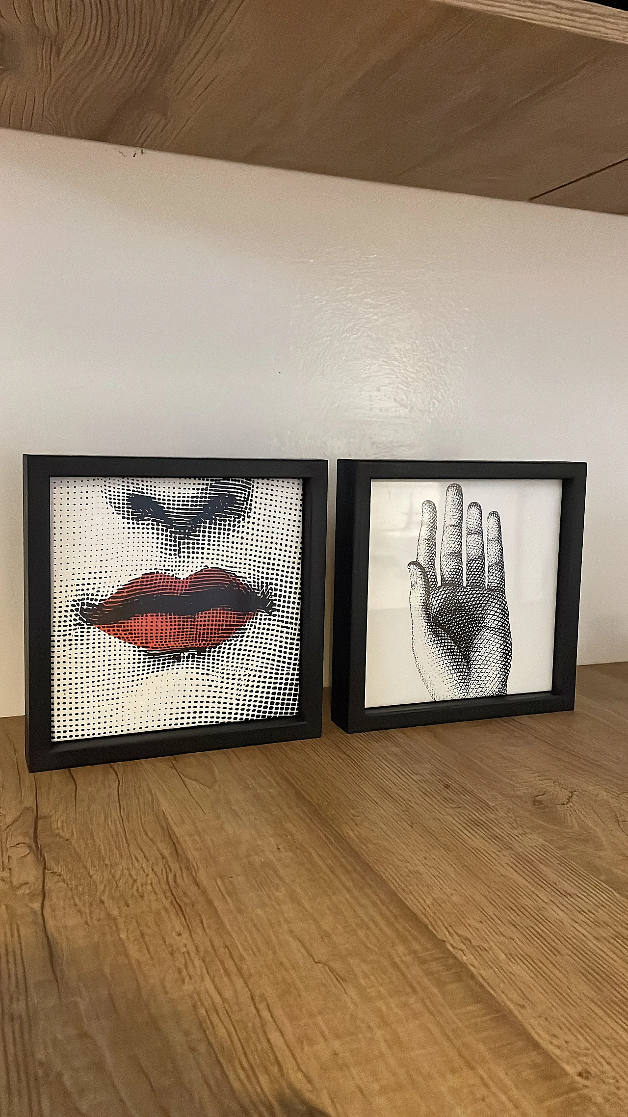 Pair of Fornasetti tiles 1