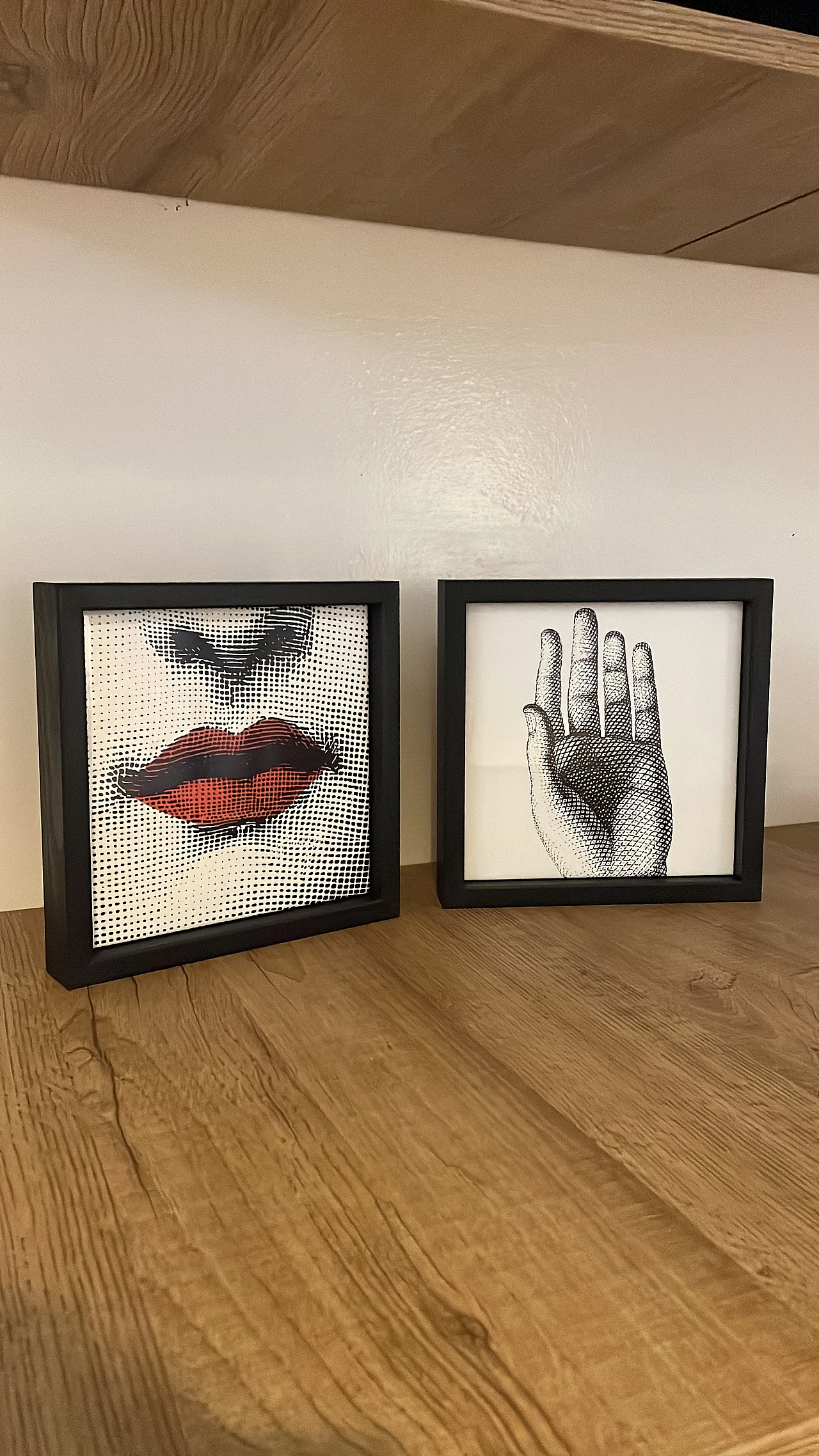 Pair of Fornasetti tiles 2