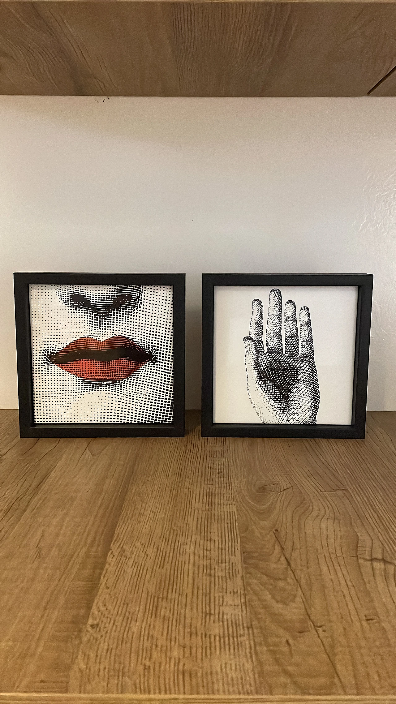 Pair of Fornasetti tiles 4