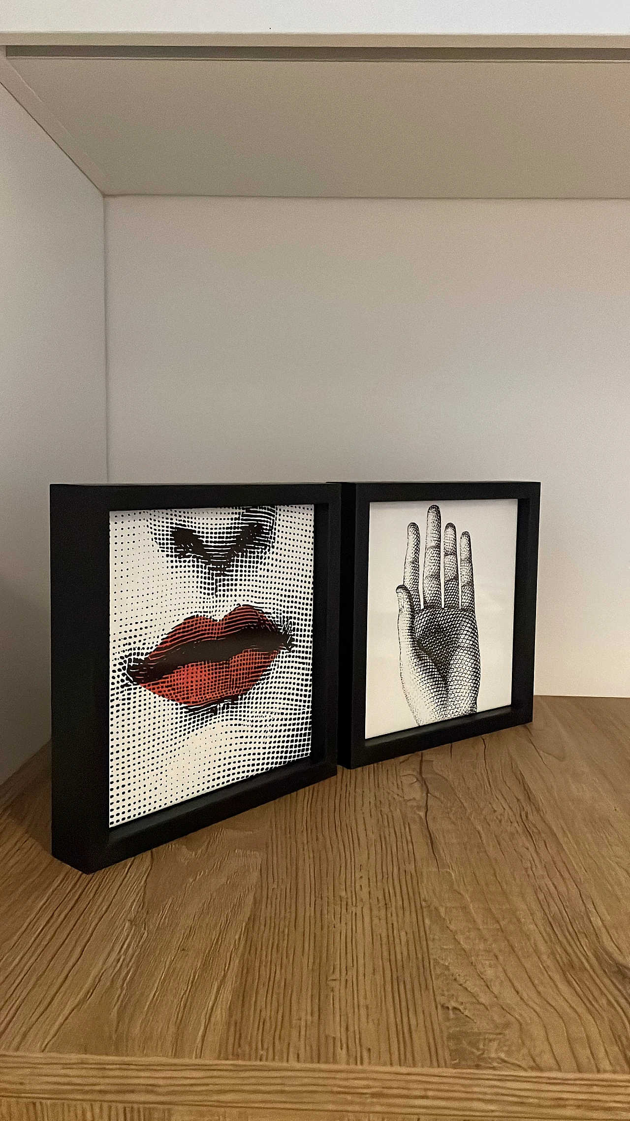 Pair of Fornasetti tiles 5