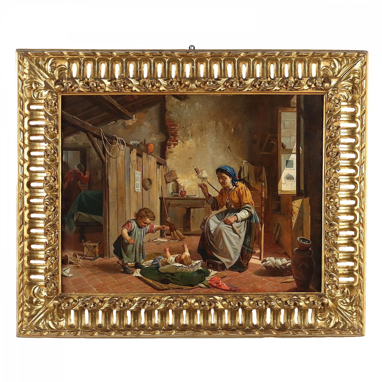 Copy painting of Gaetano Chierici, oil on canvas, early 20th century 1