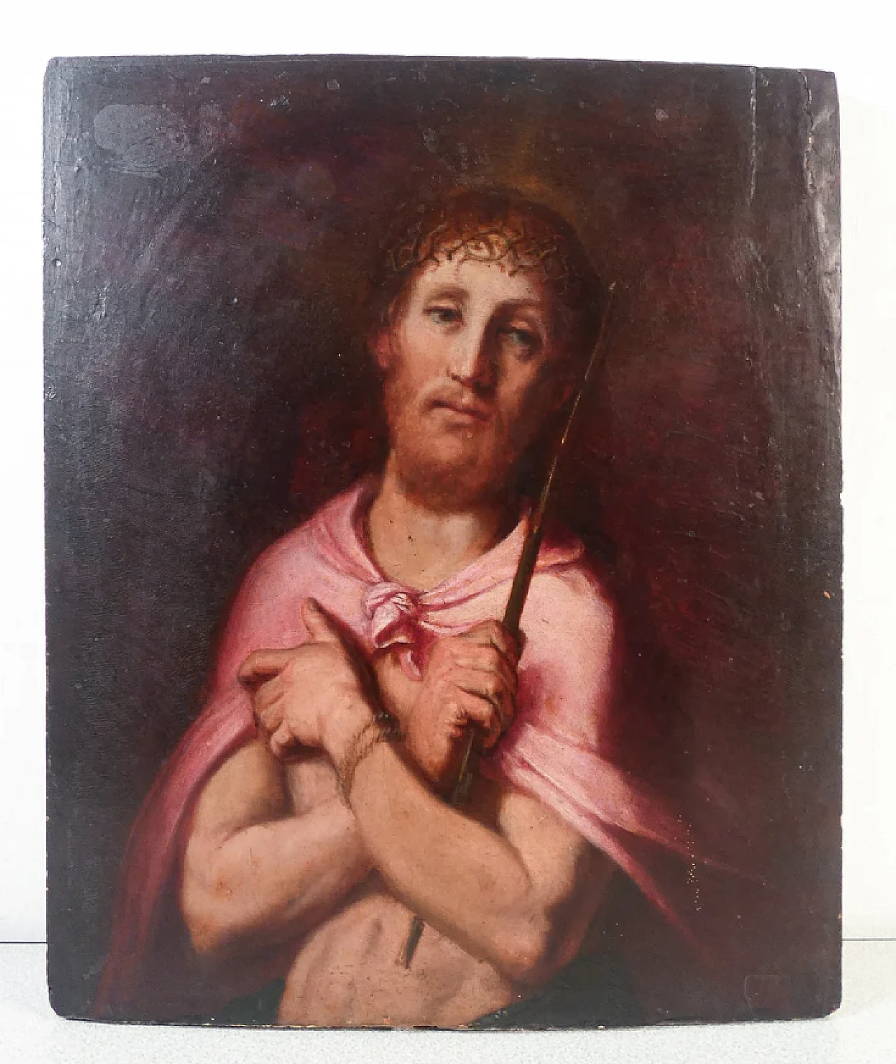 Jesus Crowned with Thorns, oil on panel, 18th century 1