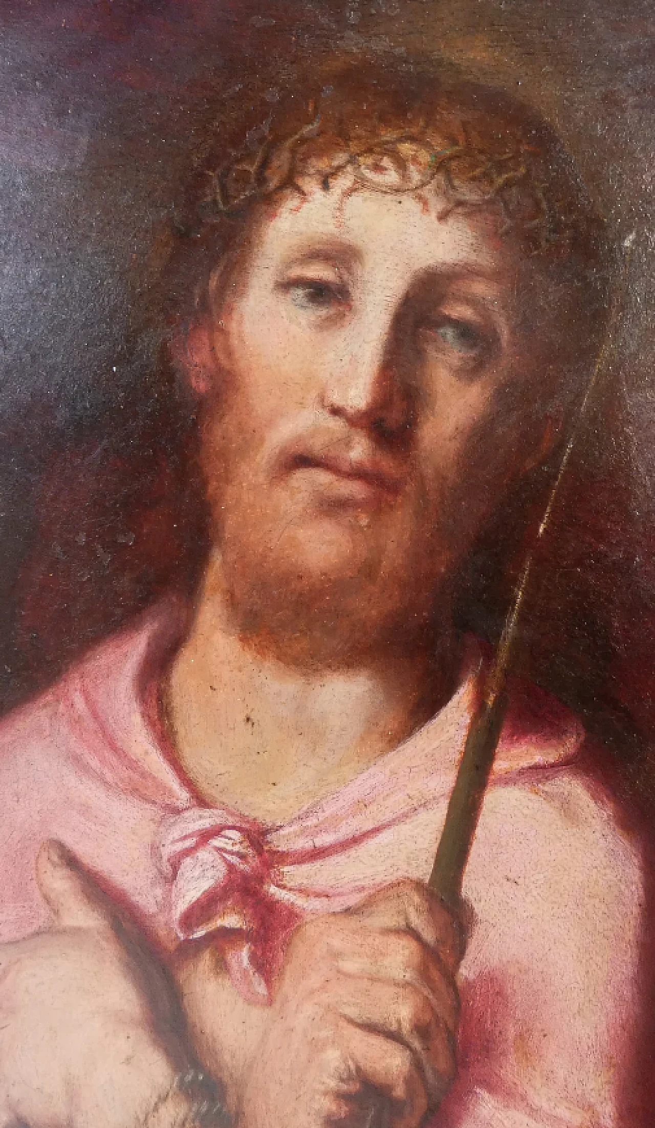 Jesus Crowned with Thorns, oil on panel, 18th century 4