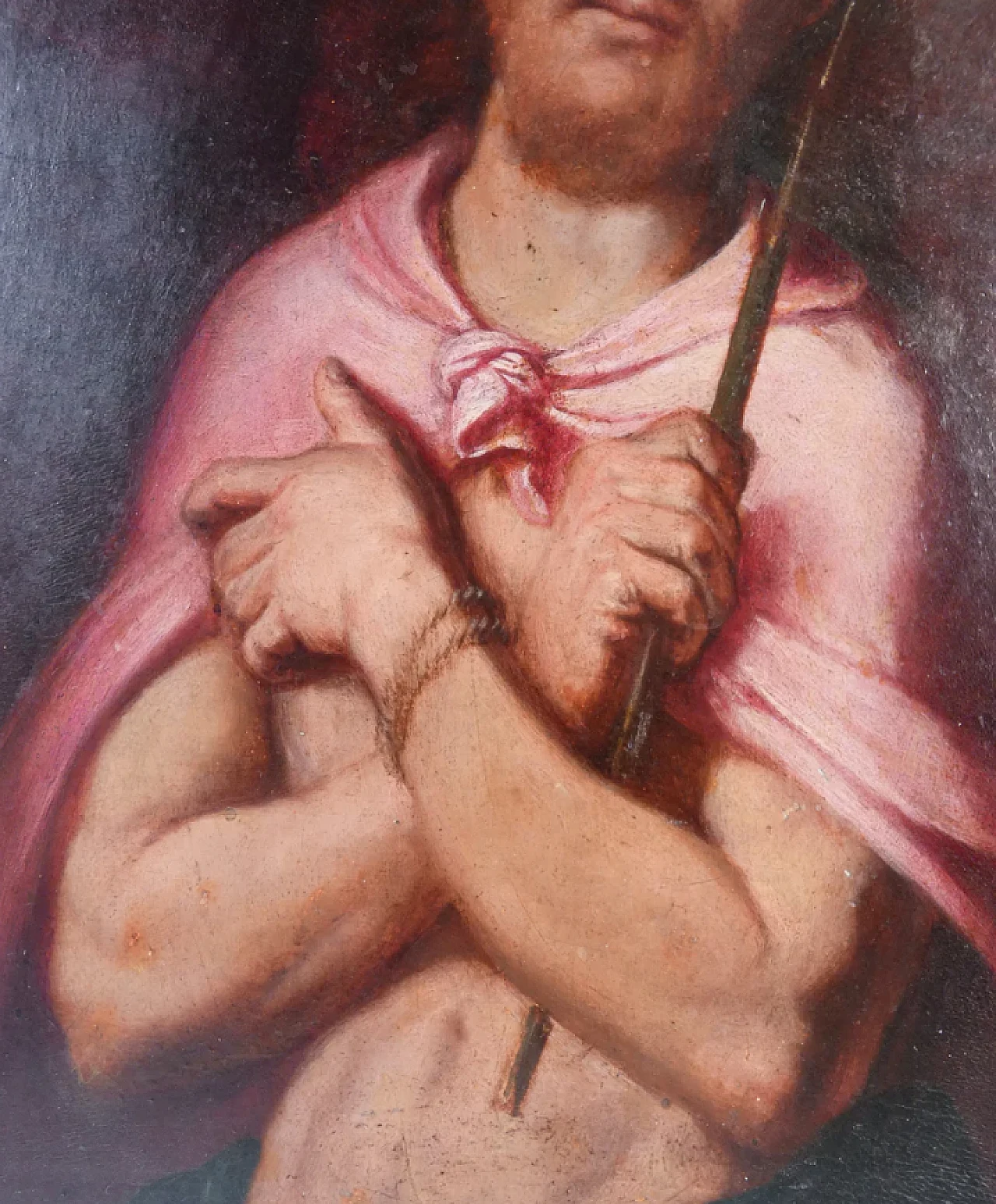 Jesus Crowned with Thorns, oil on panel, 18th century 7