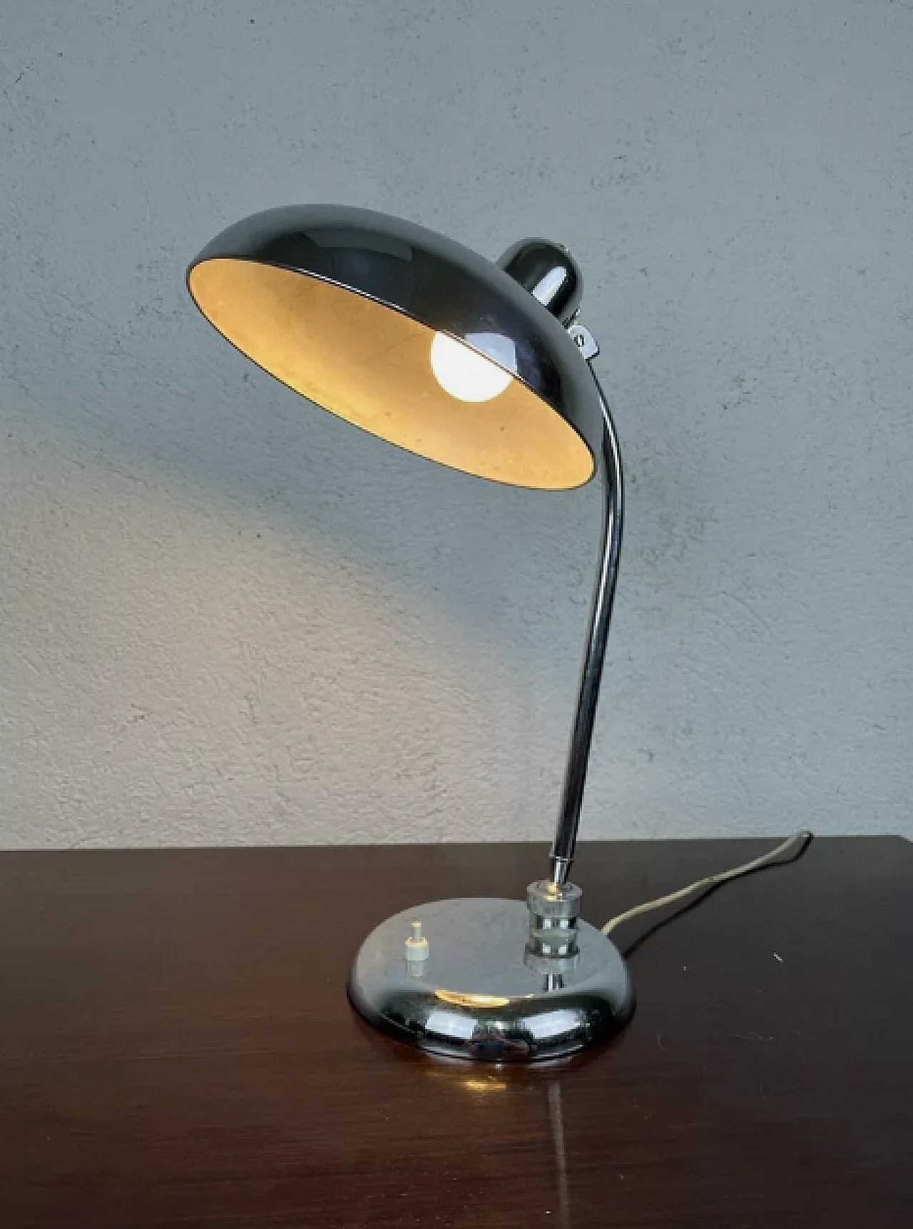 Ministerial lamp in chrome-plated metal, 1960s 2