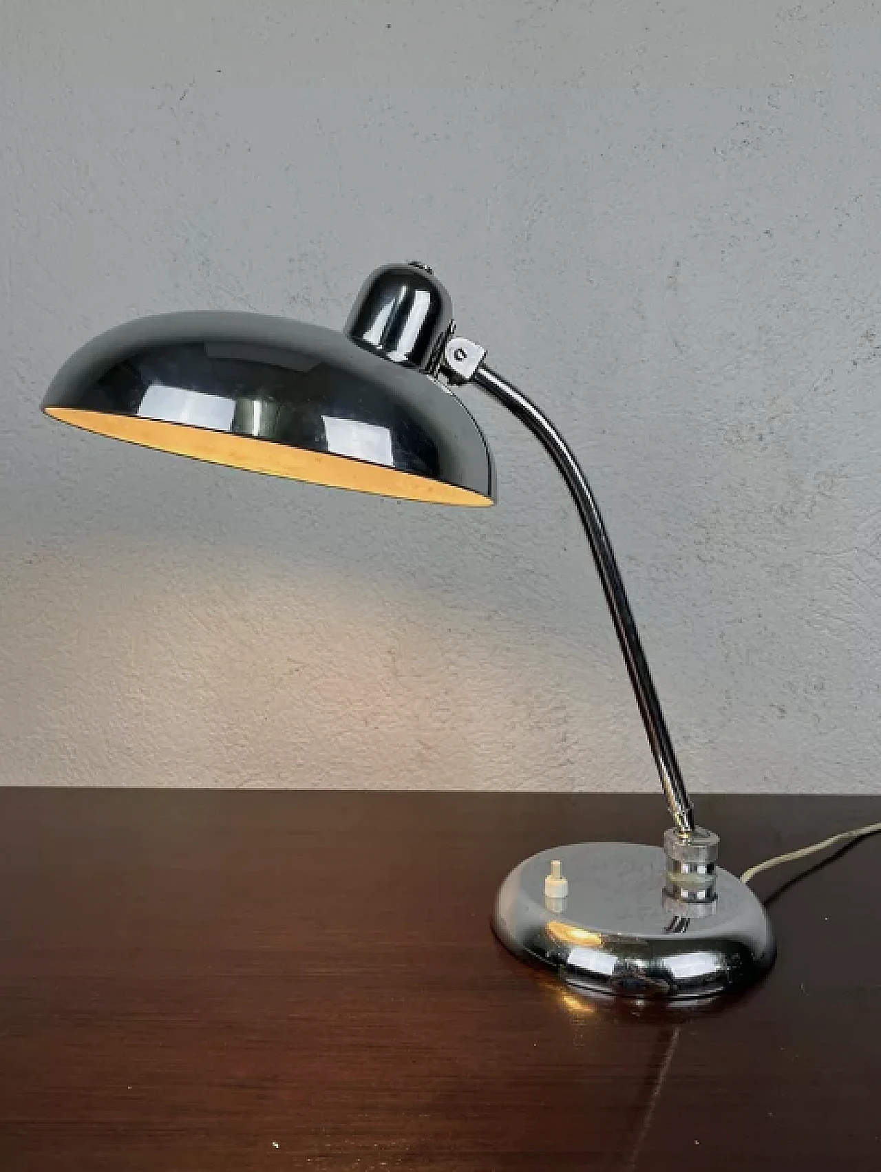 Ministerial lamp in chrome-plated metal, 1960s 4