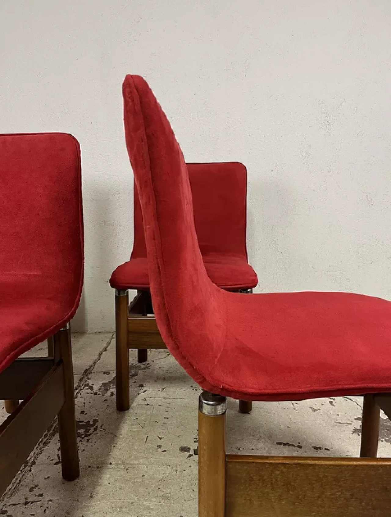 4 Chelsea chairs by Vittorio Introini for Saporiti, 1960s 11