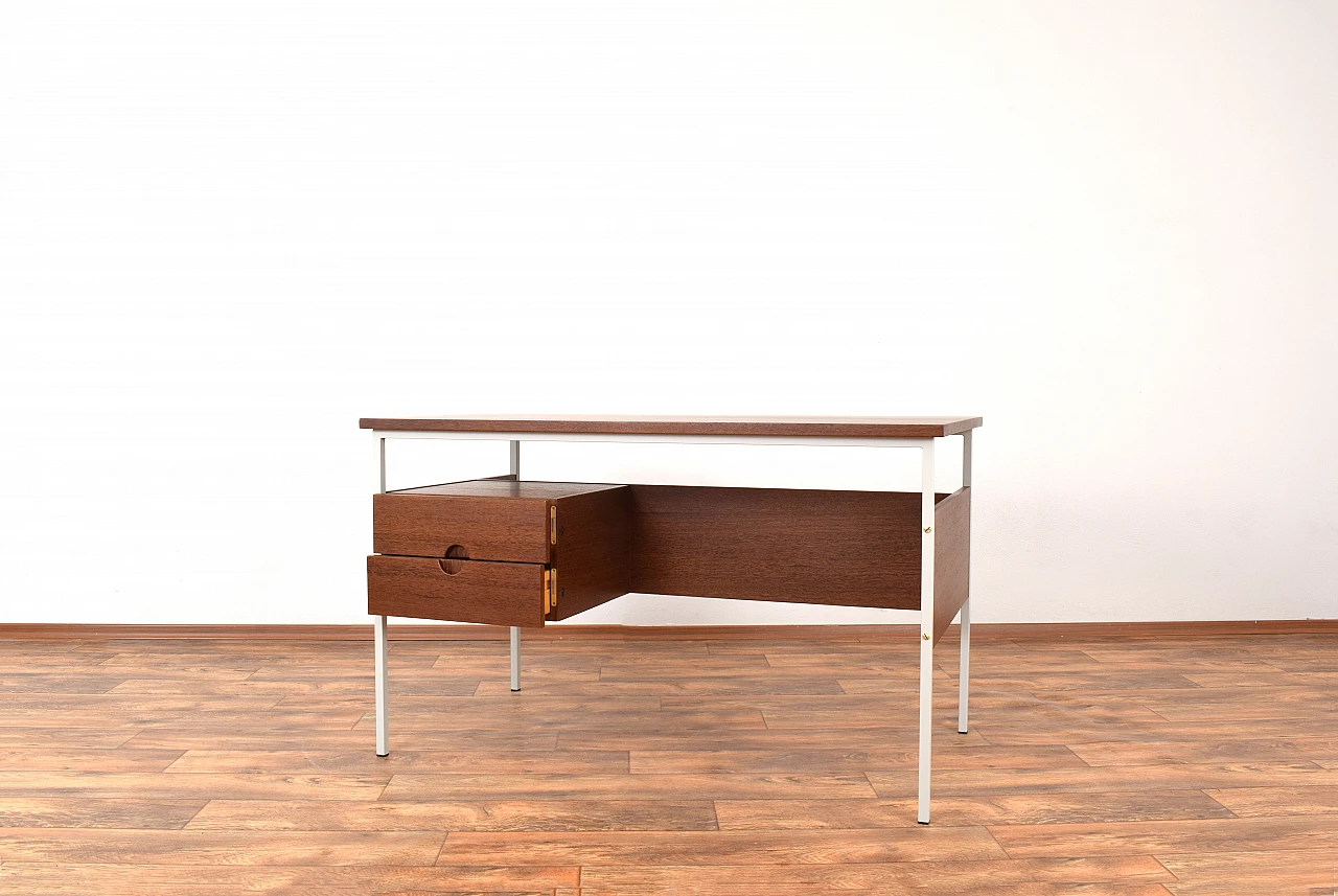 Danish teak Desk, 1970s 5