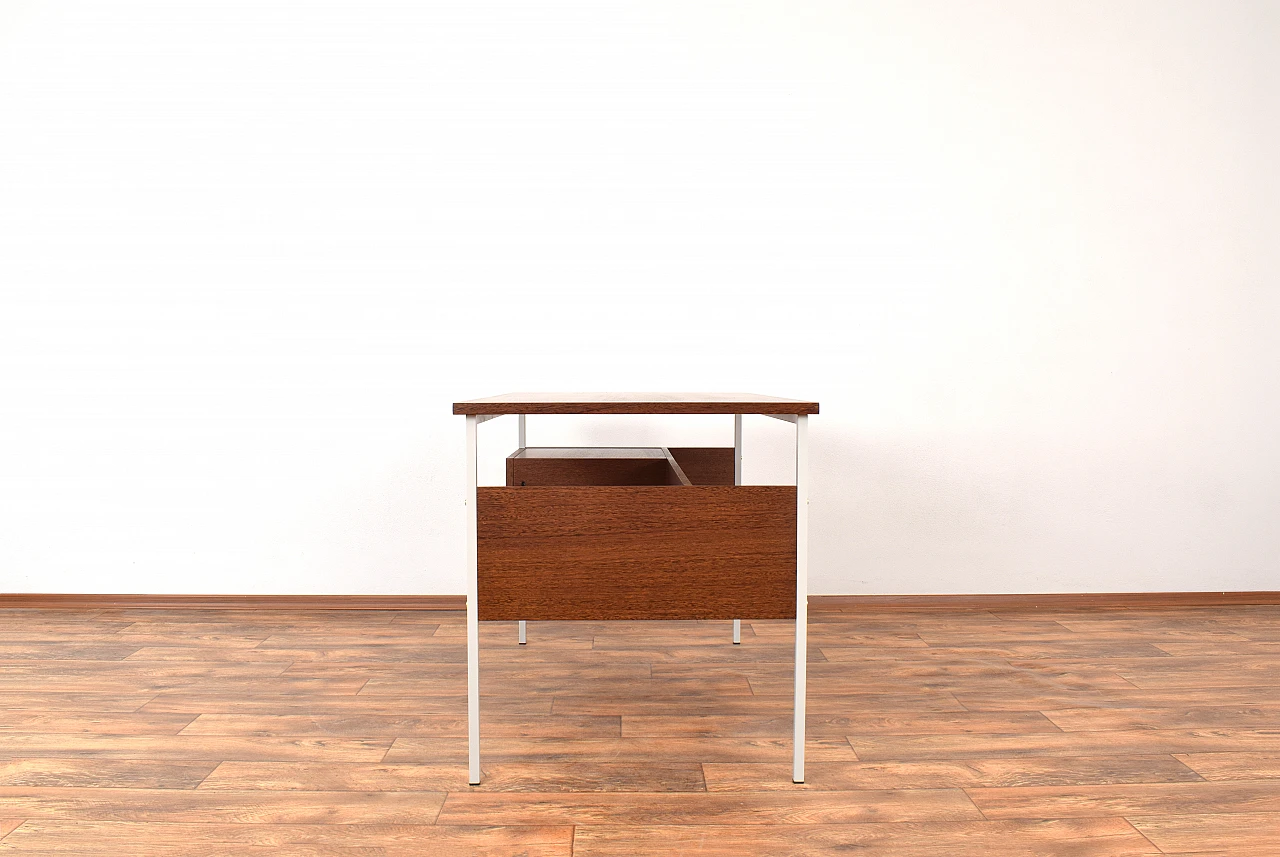 Danish teak Desk, 1970s 9