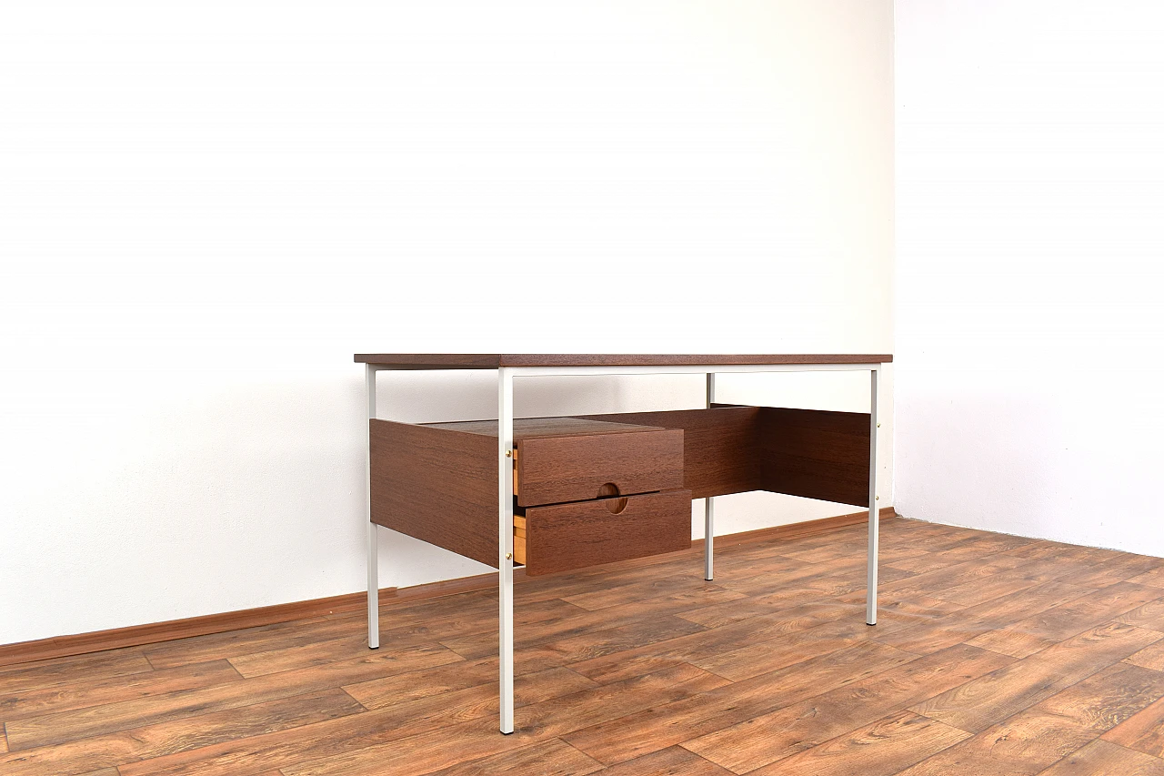 Danish teak Desk, 1970s 13