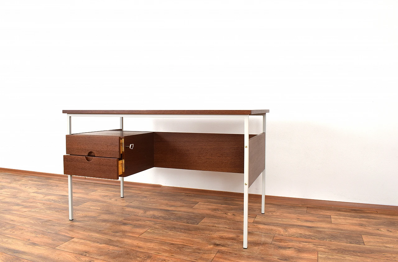 Danish teak Desk, 1970s 14