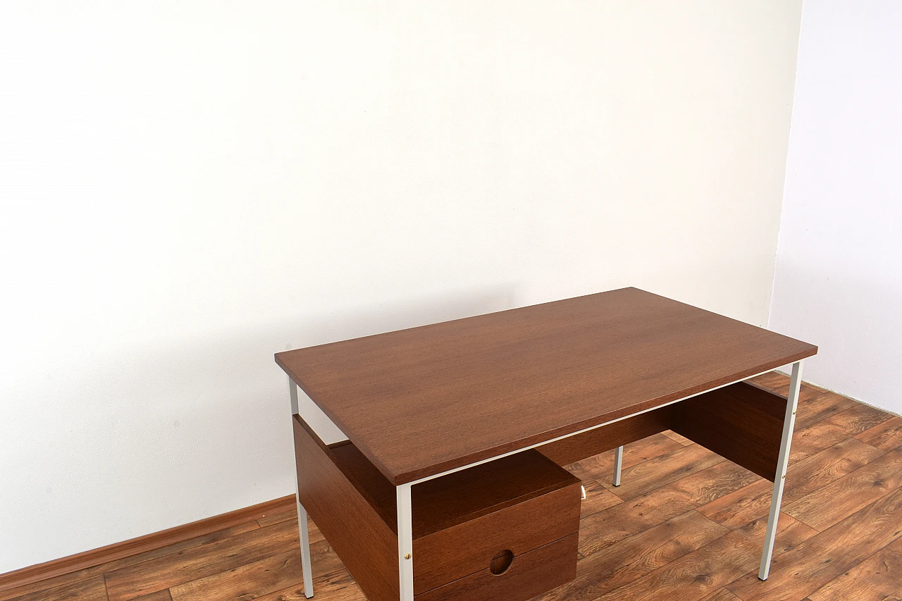 Danish teak Desk, 1970s 17